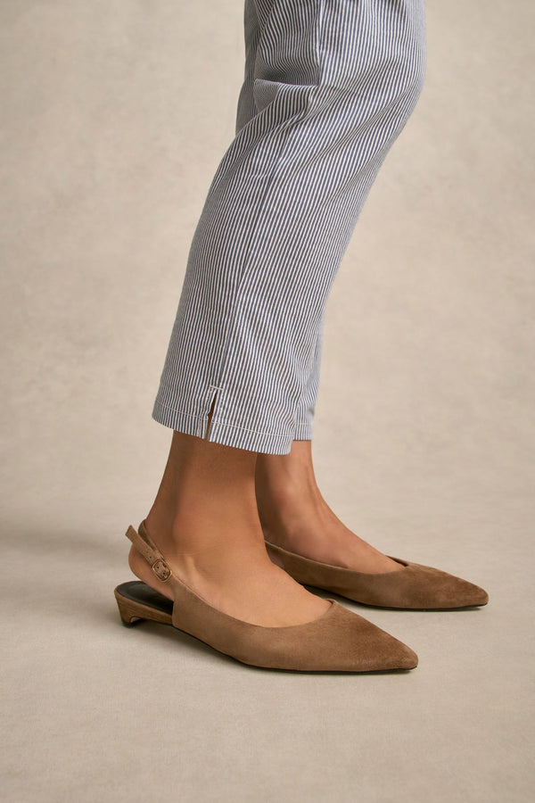 Bengajean® - ¾ Seersucker - Navy White Stripe