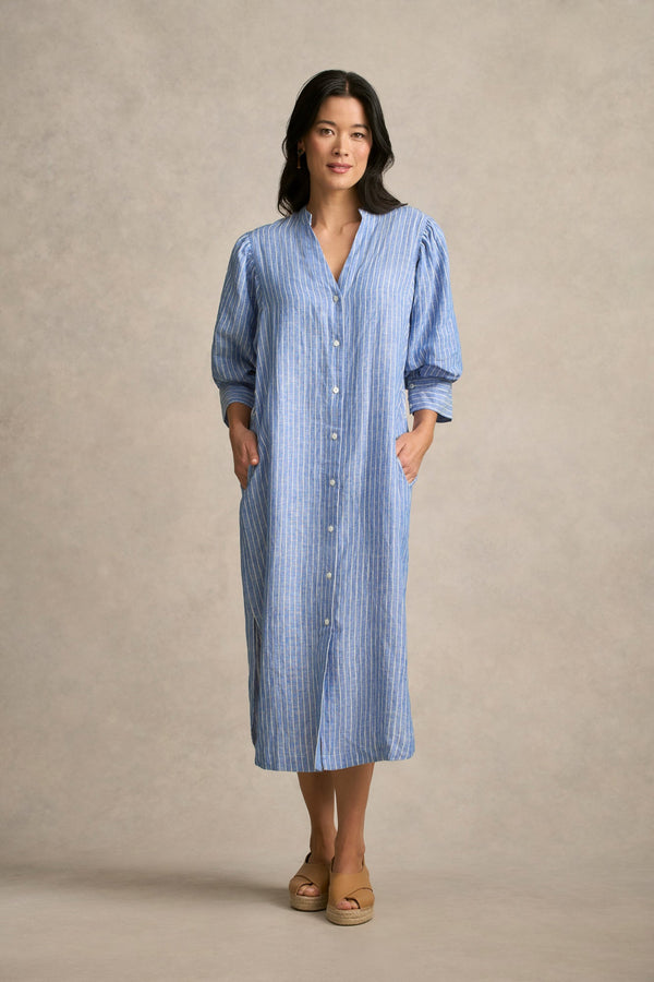 Stripe Shirt Dress - Multi Stripe