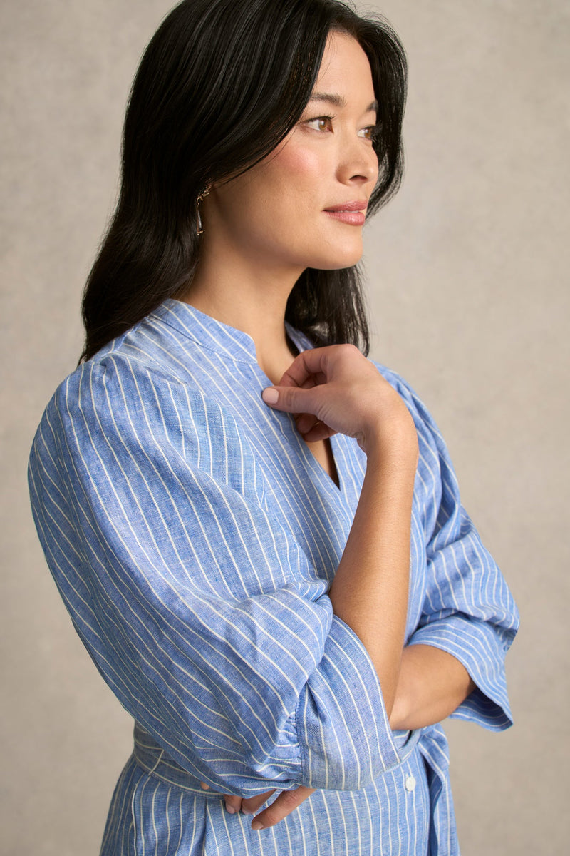 Stripe Shirt Dress - Multi Stripe