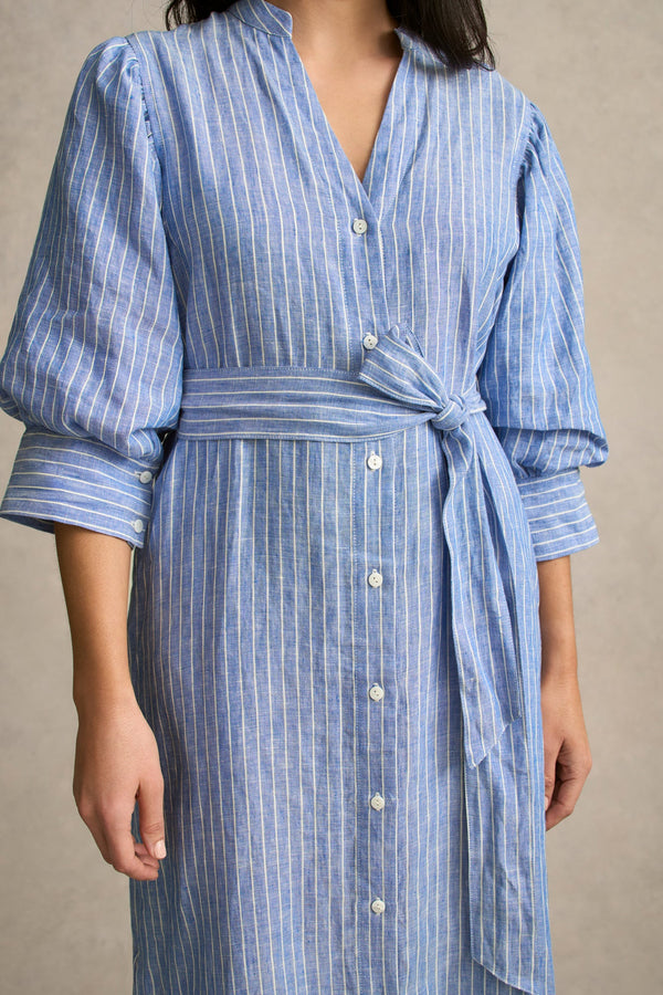 Stripe Shirt Dress - Multi Stripe