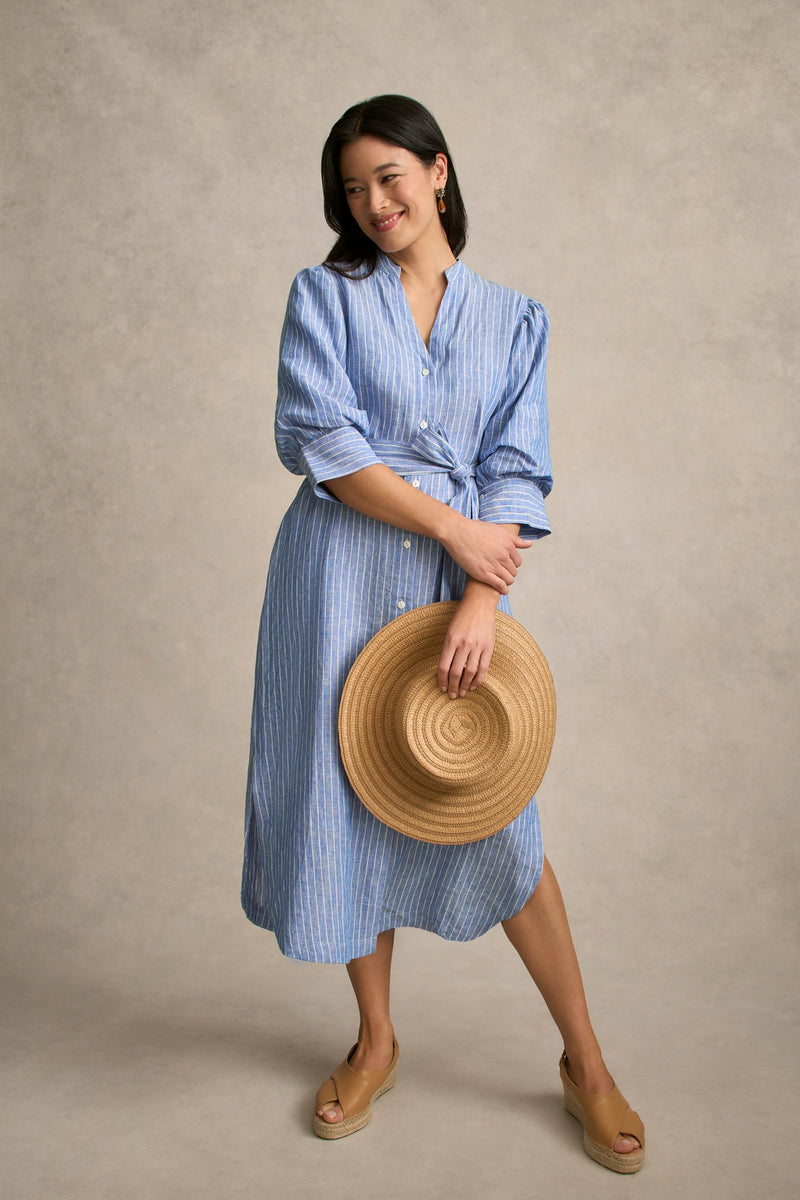 Stripe Shirt Dress - Multi Stripe
