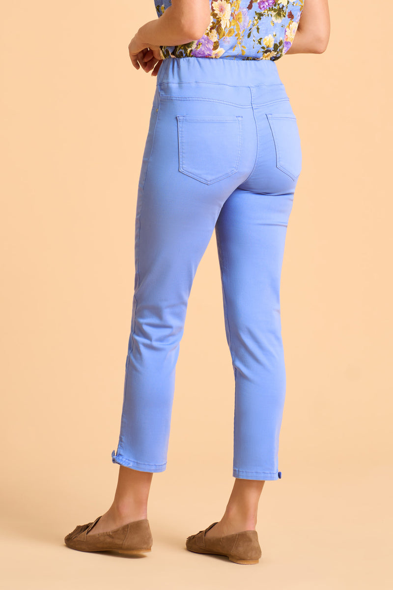 Bengajean Ankle Length Tied Cuff - Bright Bluebell