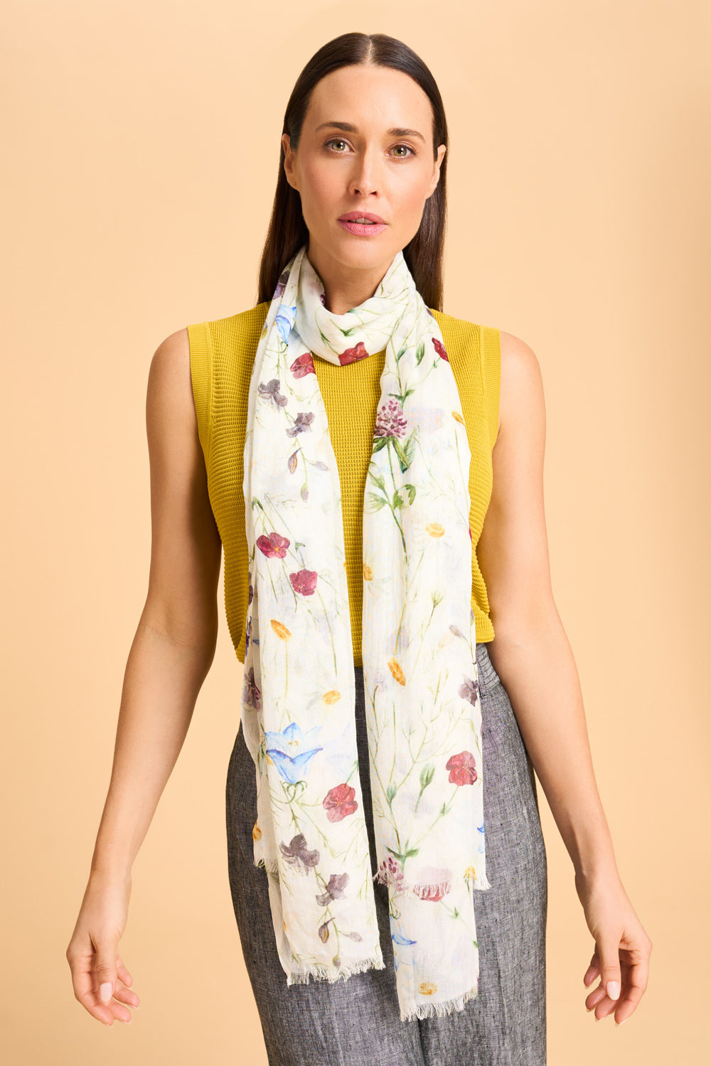 Floral on sale print scarf