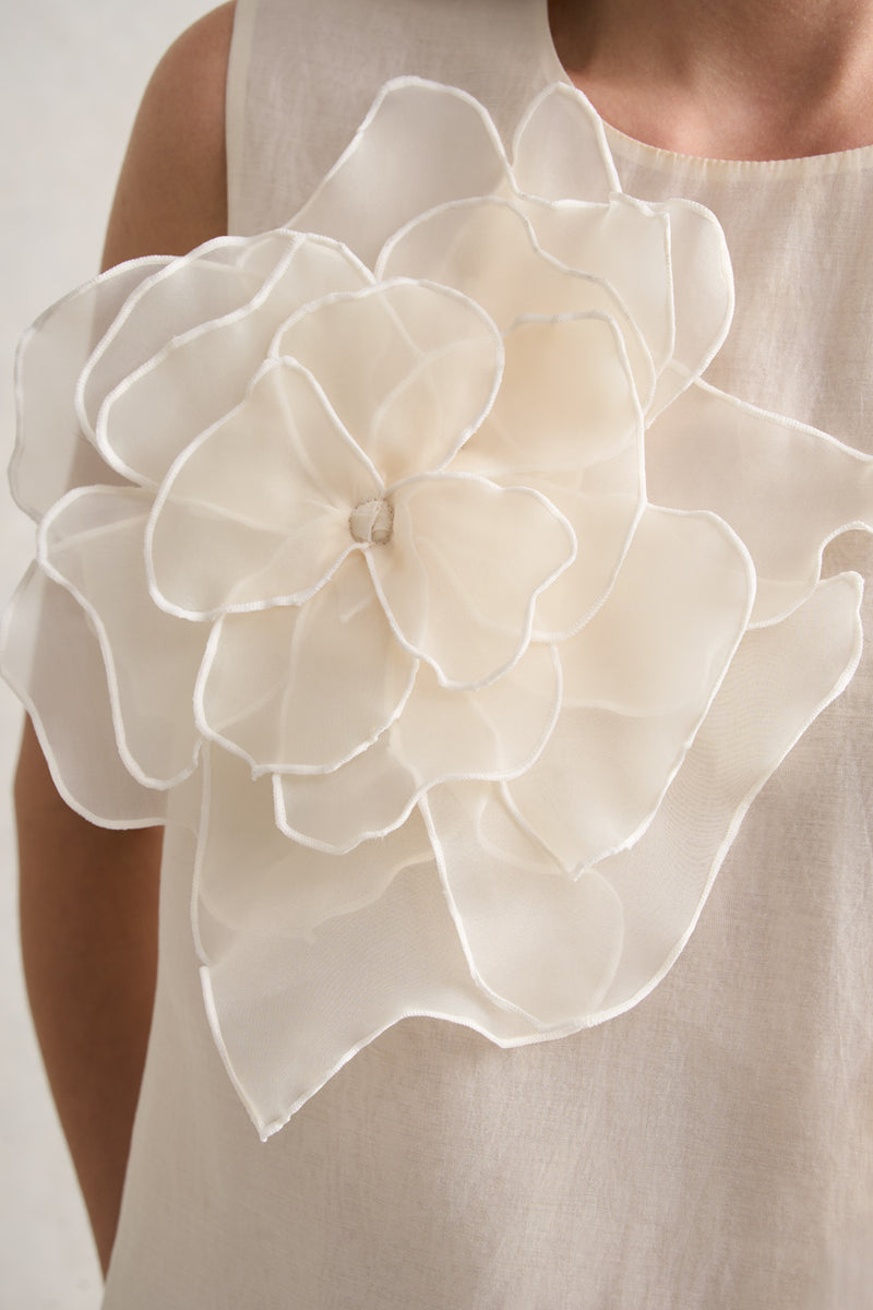 Floral Appliqué – Cream