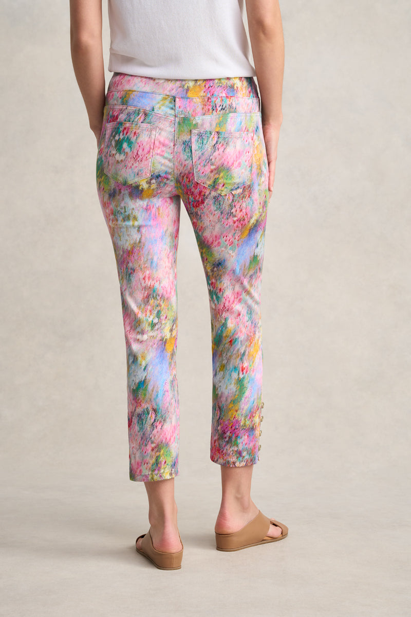 Bengajean® 7/8th Button Detail – Meadow Print