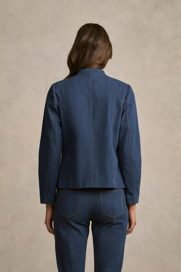 Admiral Denim Jacket - Mid Indigo Wash
