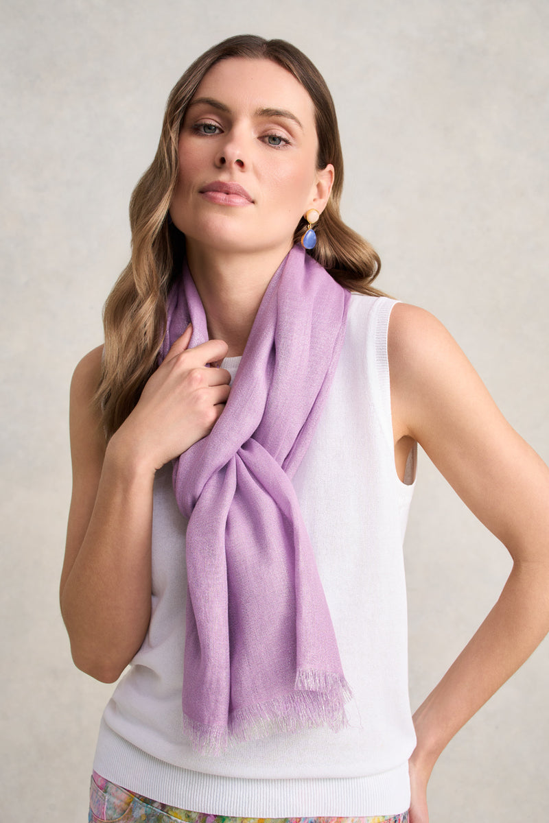 Shimmer Scarf – Mauve