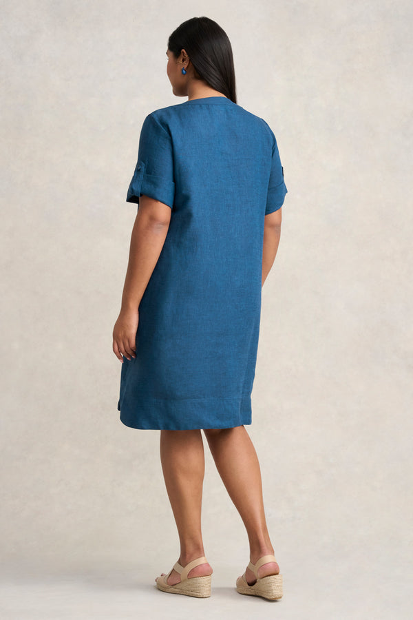 French Linen Shift Dress