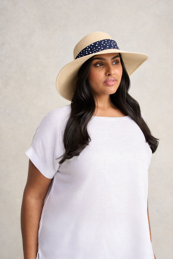 Polka Trim Sunhat