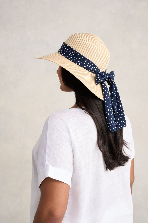 Polka Trim Sunhat