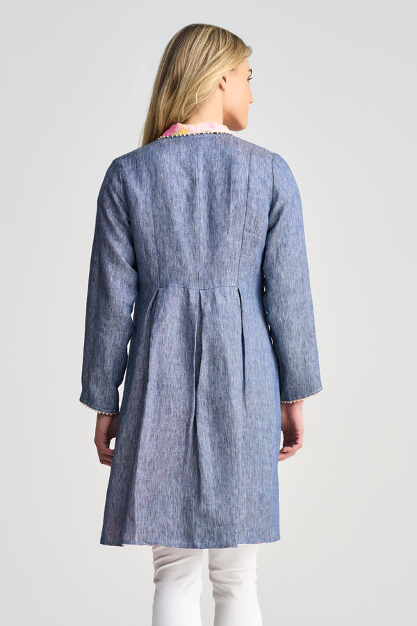 Reversible Linen Coat