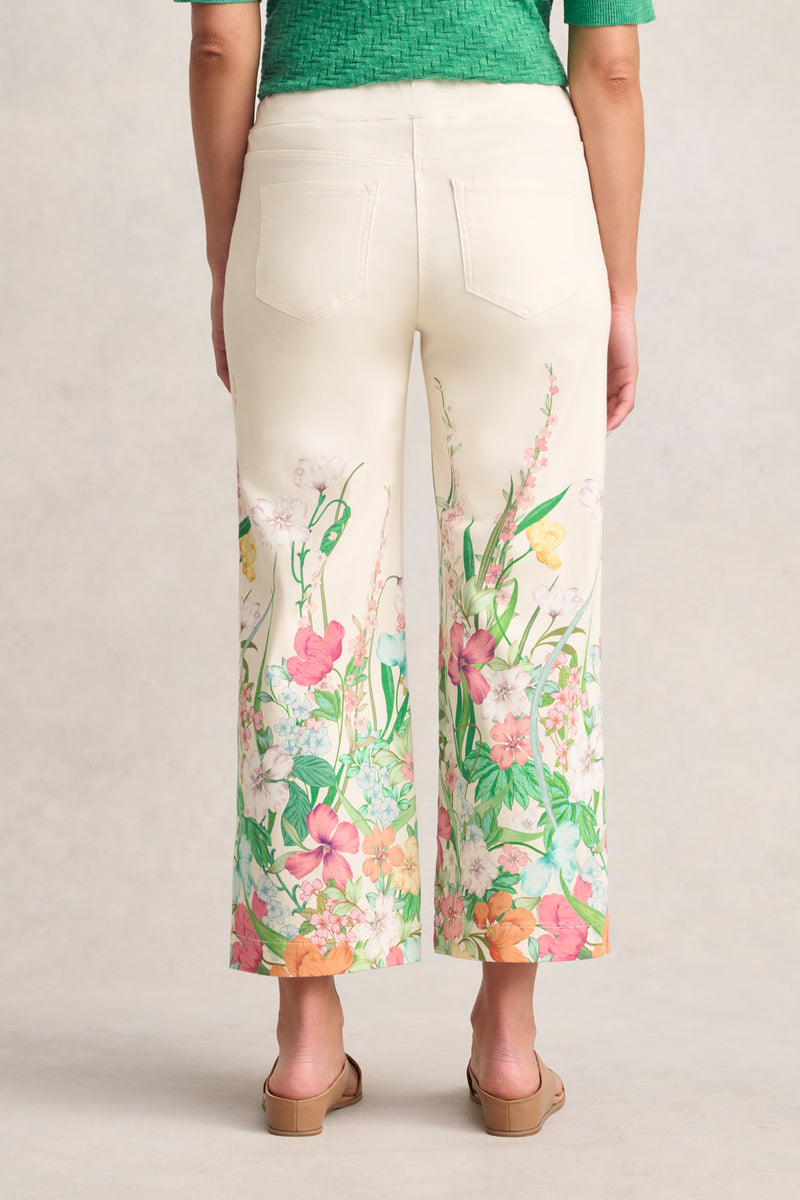 Bengajean® 7/8 Relaxed Fit – Botanical Print