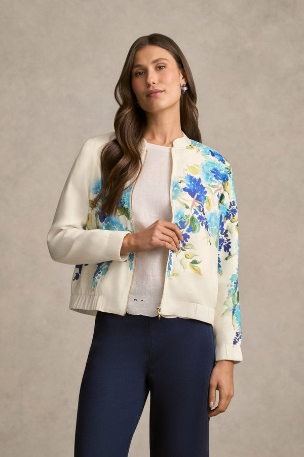 Resort Jacket - Watercolour Floral