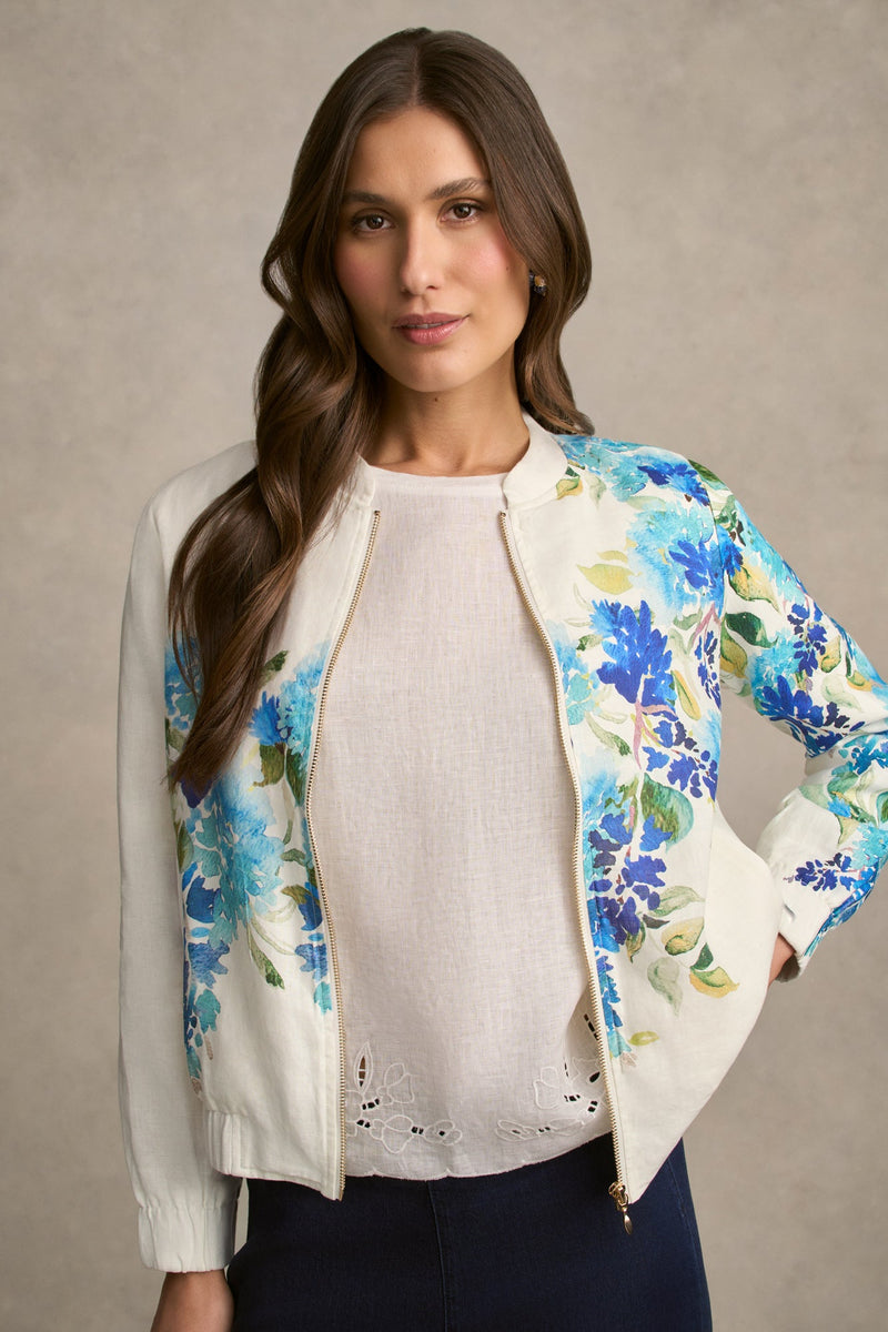 Resort Jacket - Watercolour Floral