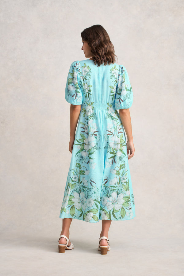 Border Print Dress – Placement Print