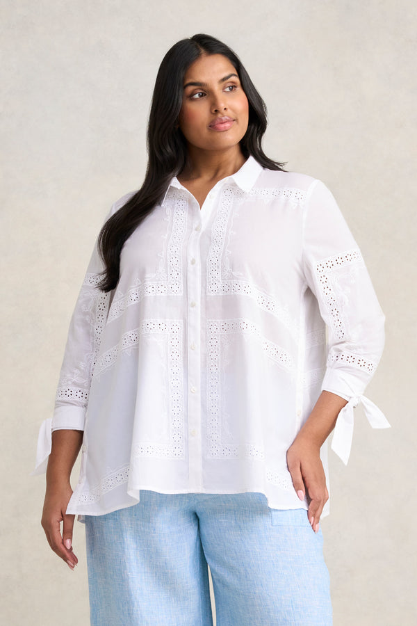 Cotton Embroidered Shirt