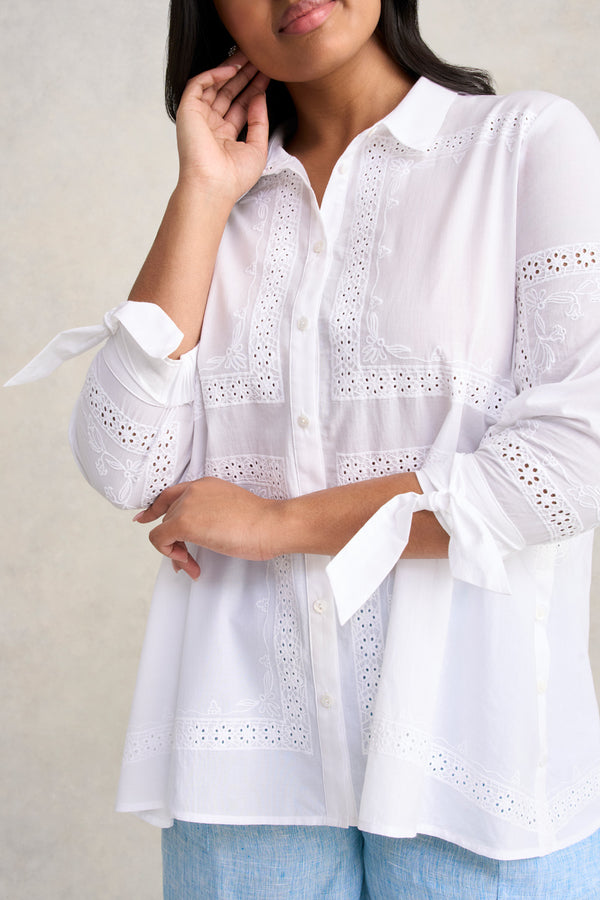 Cotton Embroidered Shirt