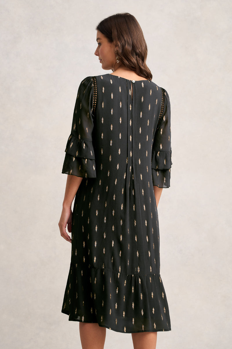 Lurex Clip Dress – Lurex Clip Jacquard