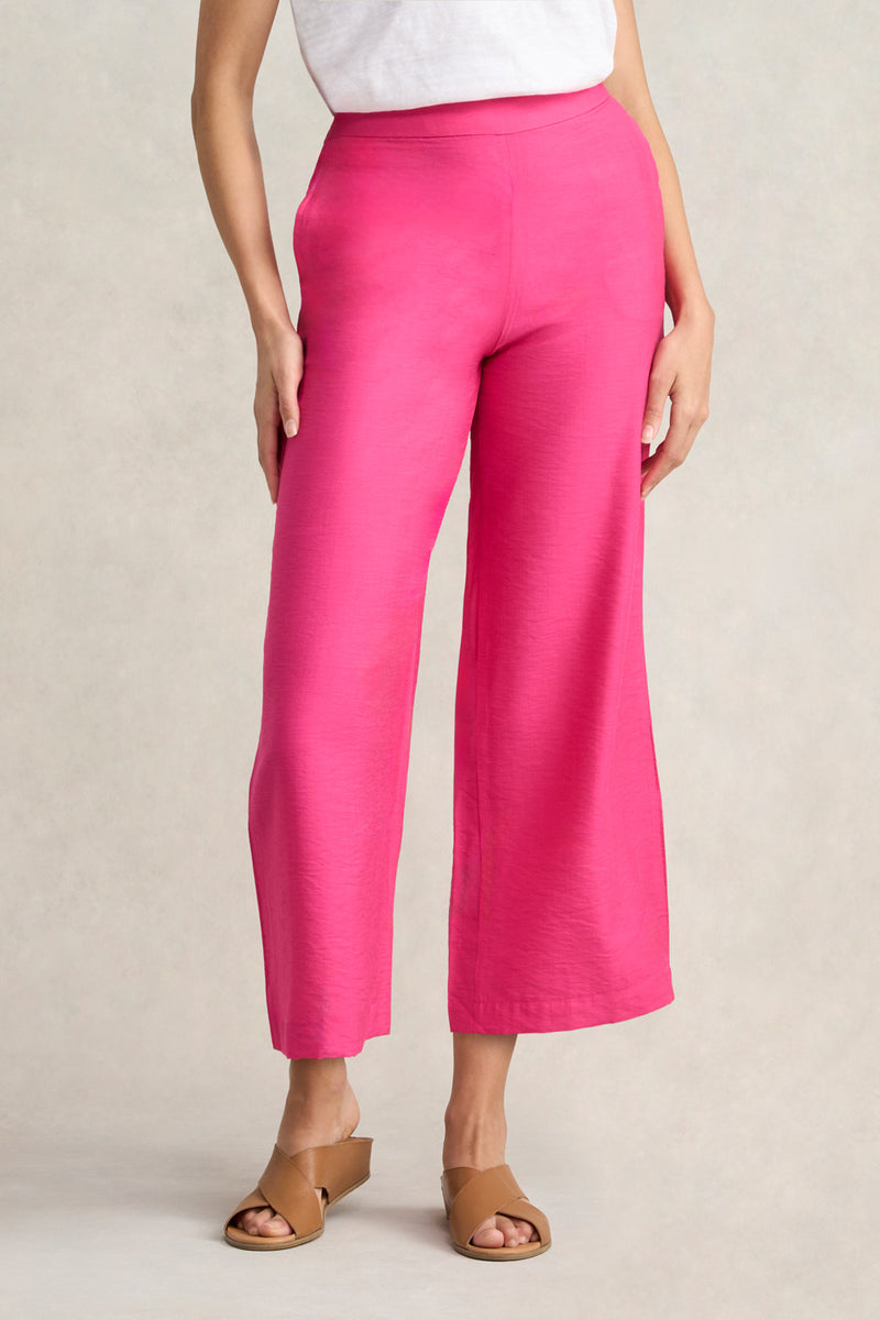 7/8th Wide Leg Pant Blue Illusion