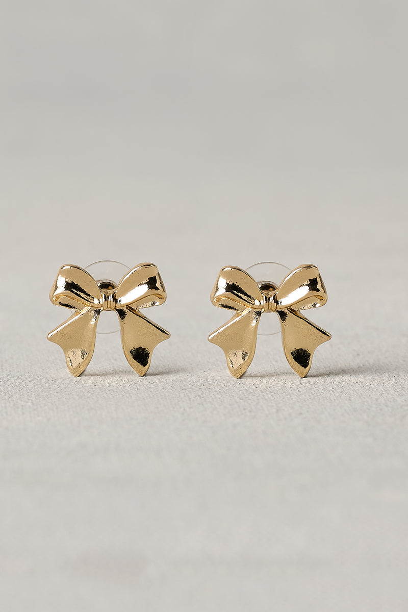 Bow Studs - Gold