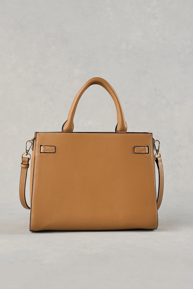 Structured Tote - Tan