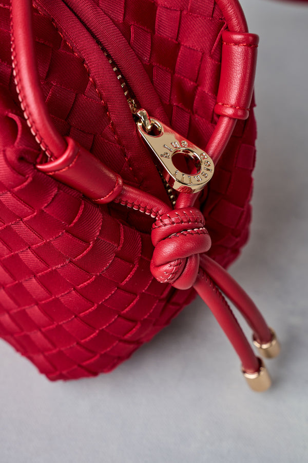 Soft Woven Crossbody - Rosewood