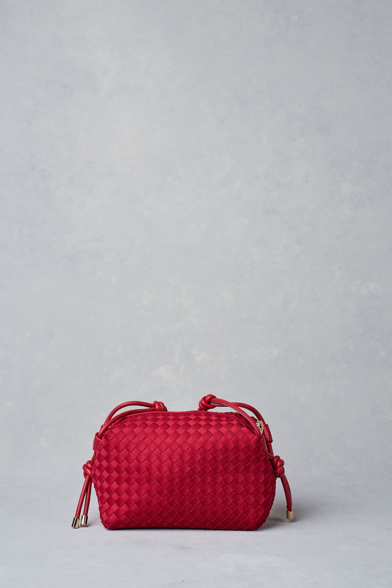 Soft Woven Crossbody - Rosewood