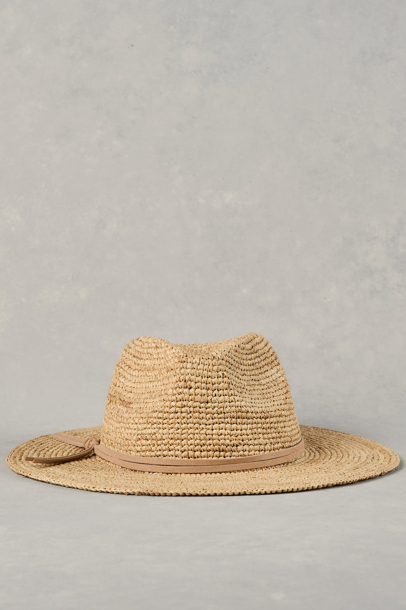 Raffia Fedora – Natural