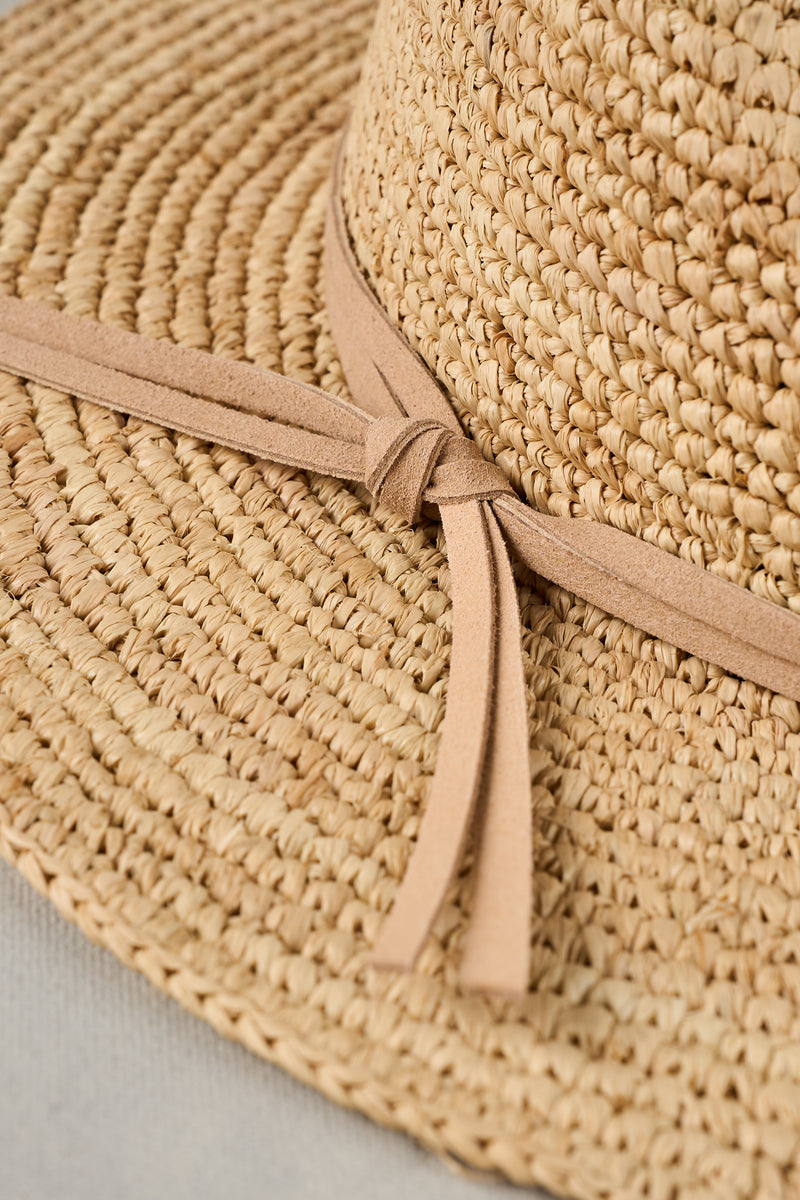 Raffia Fedora – Natural