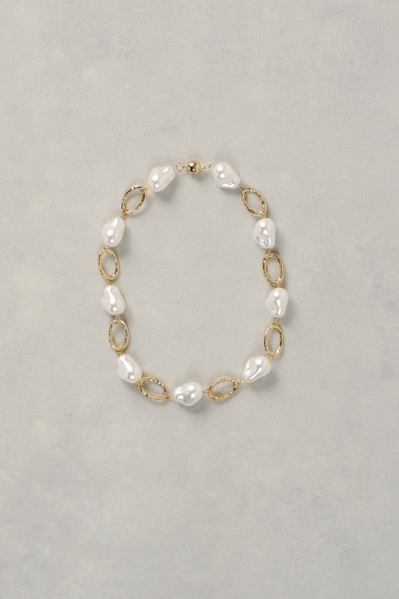Baroque Pearl Necklace – Cream