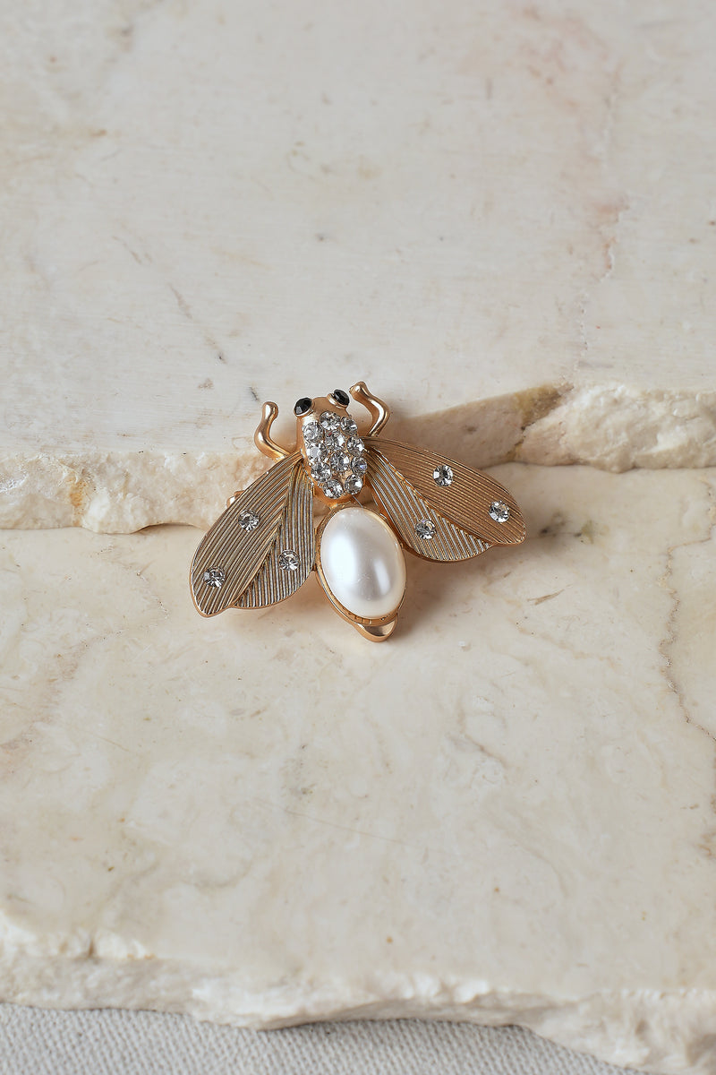 Bee Brooch – Gold