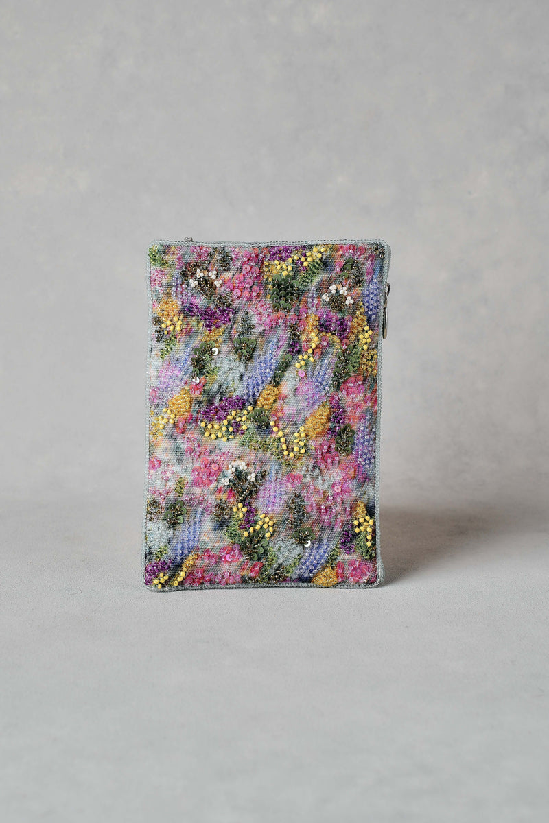 Meadow Print Mini Clutch – Multicolour