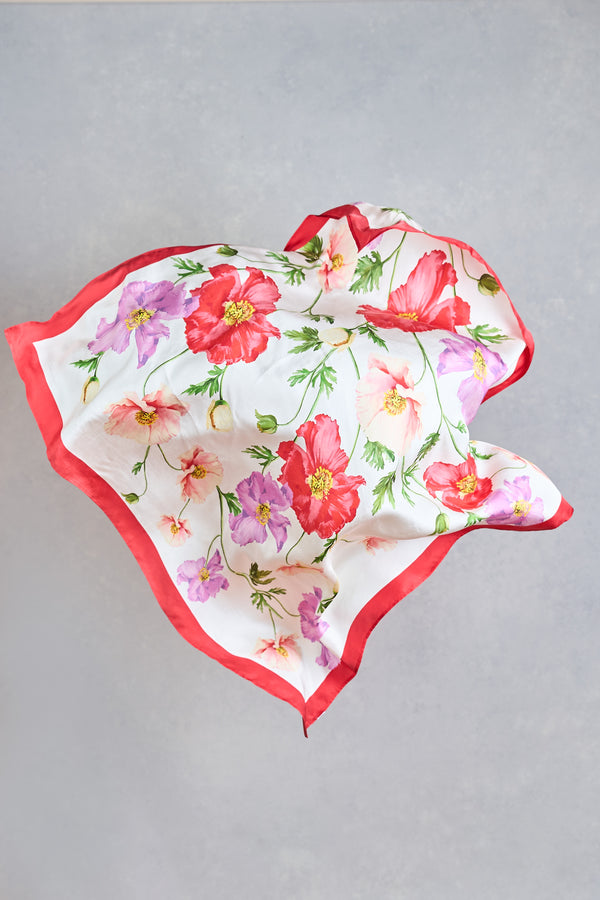 Poppy Square Scarf – Multicolour