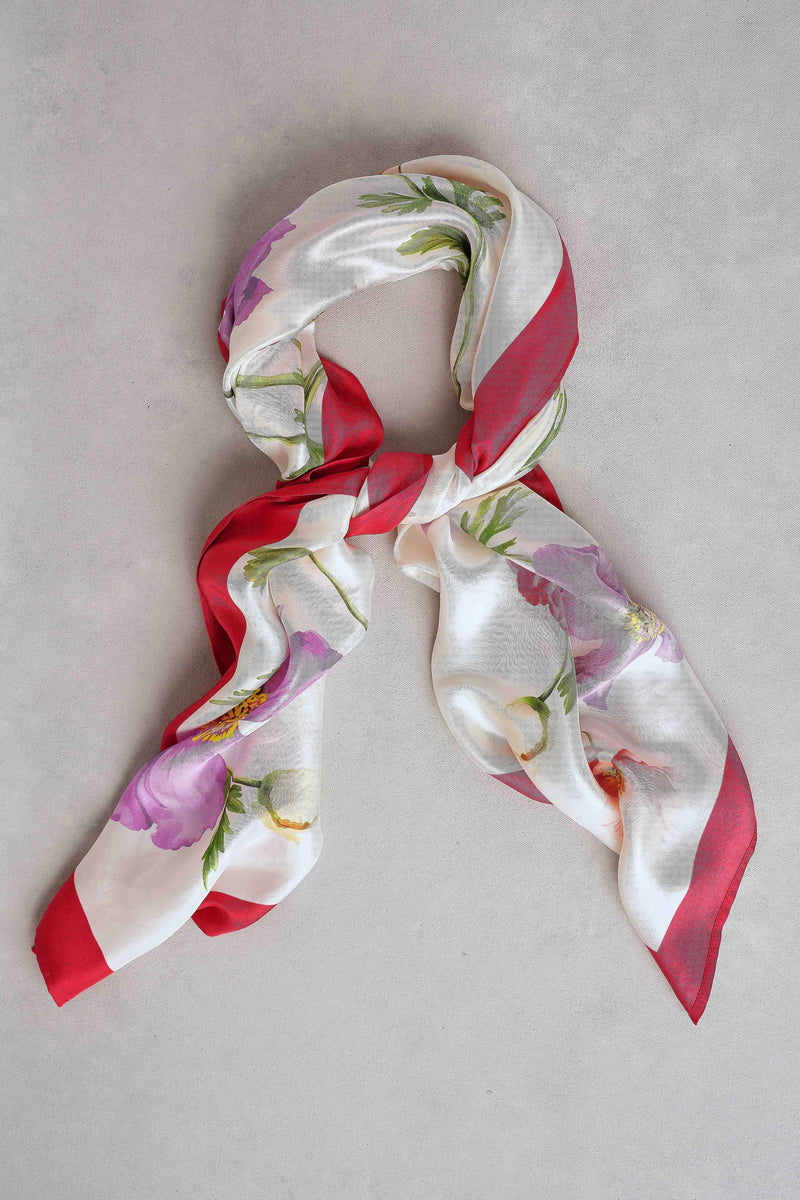 Poppy Square Scarf – Multicolour