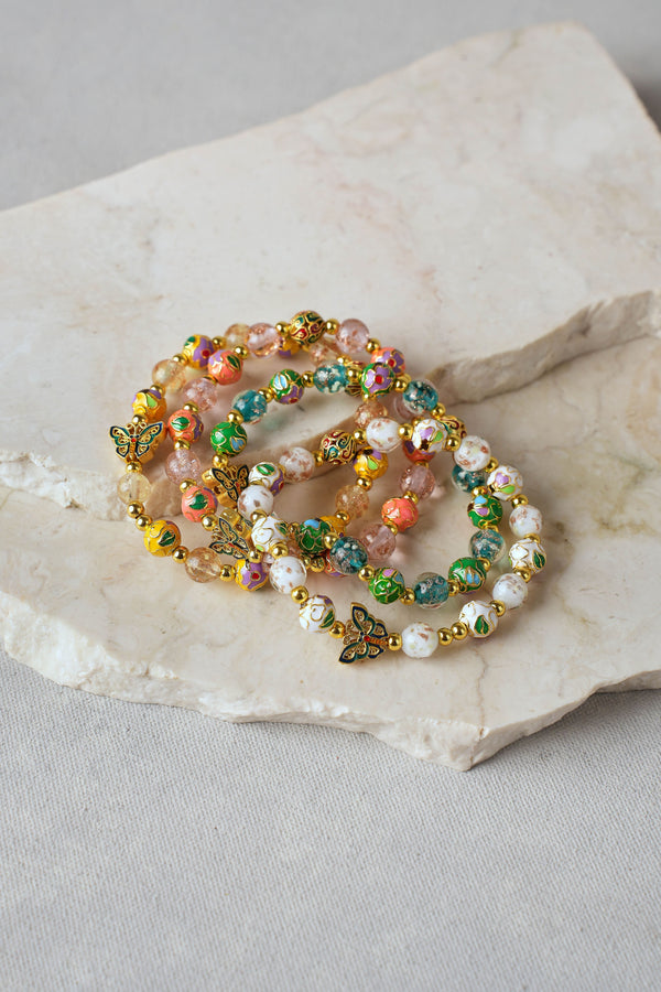 Glass Bead Stretchies – Multicolour