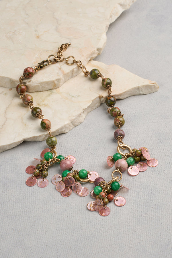 Cluster Necklace - Multicolour
