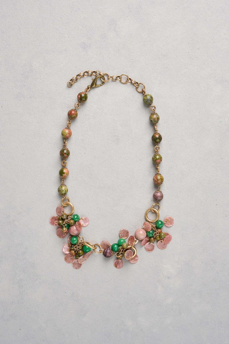 Cluster Necklace - Multicolour
