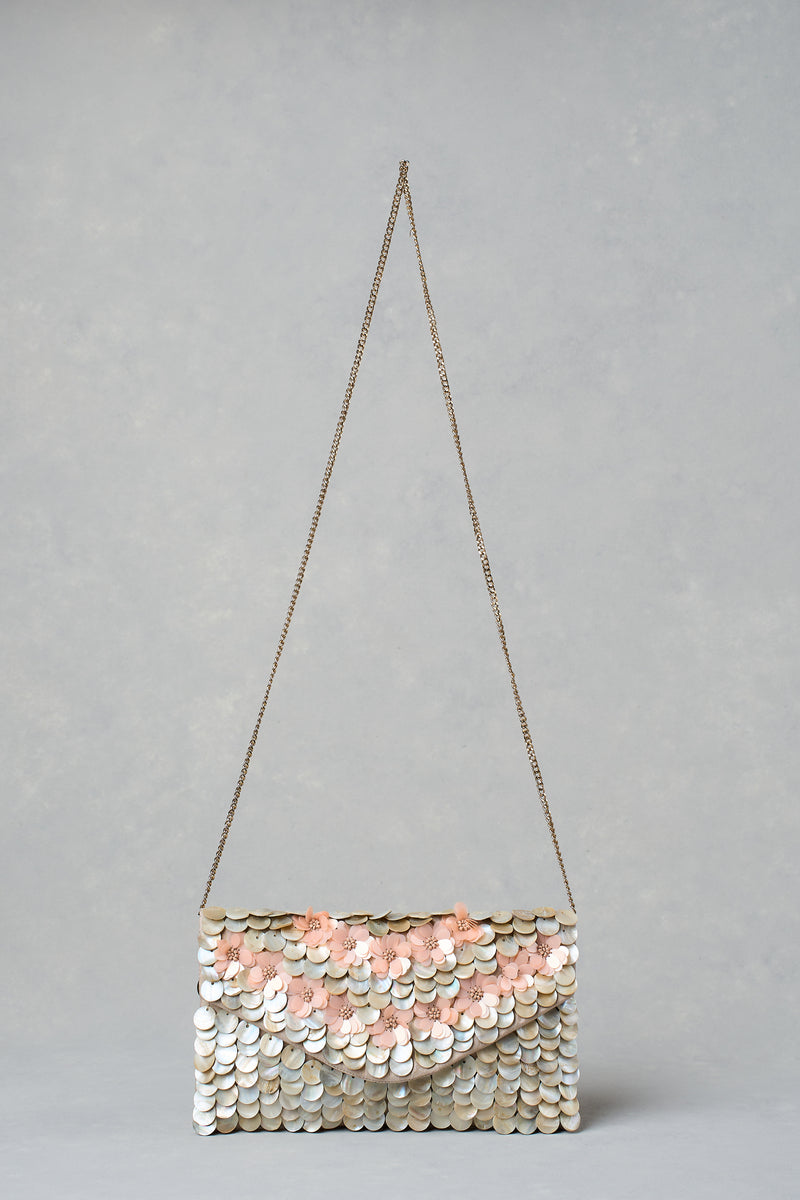Floral Shell Clutch - Multicolour