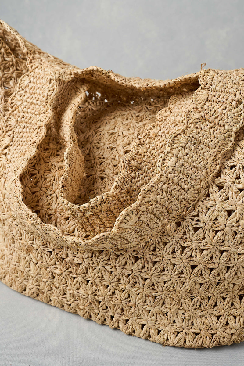Raffia Tote - Natural