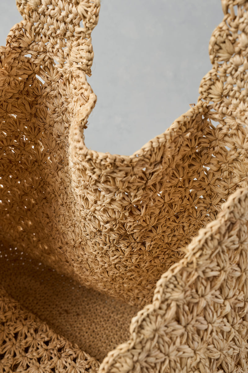 Raffia Tote - Natural