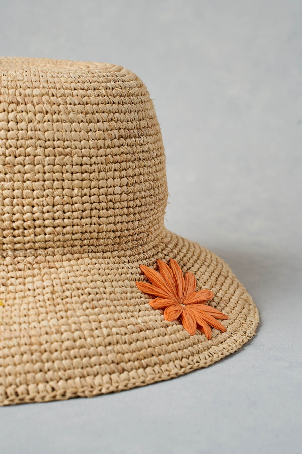 Floral Crochet Hat - Multicolour