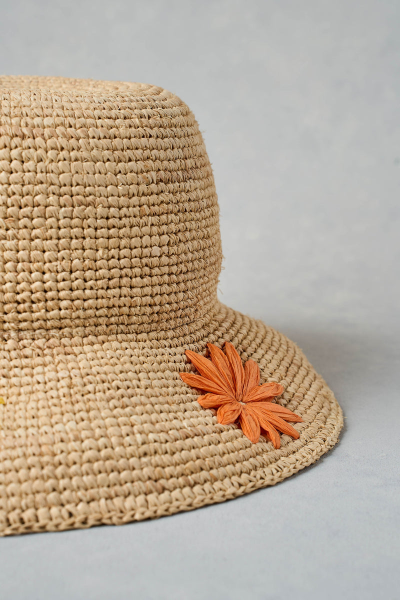 Floral Crochet Hat - Multicolour