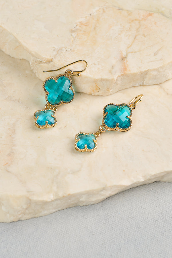 Clover Droplets - Aqua