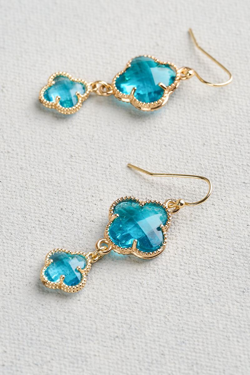 Clover Droplets - Aqua