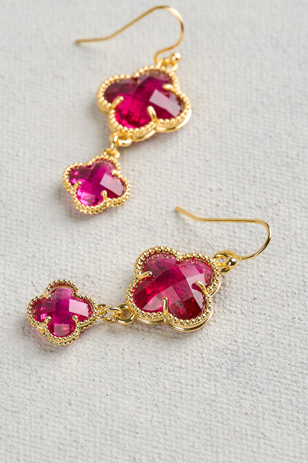 Clover Droplets - Pink