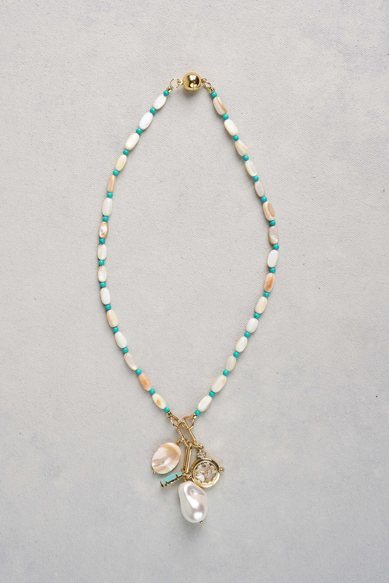 Shell Bead Necklace - Multicolour