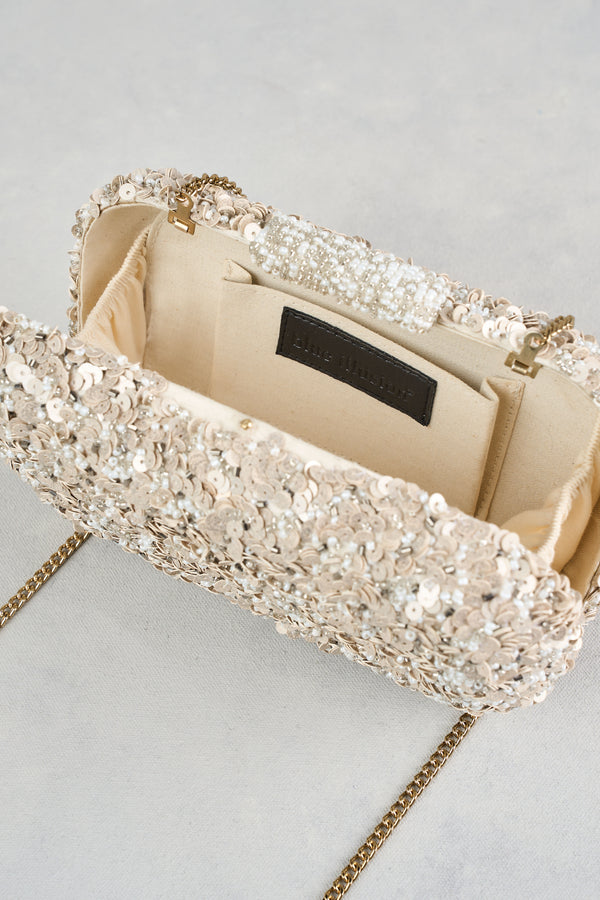 Beaded Hard Clutch - Multi
