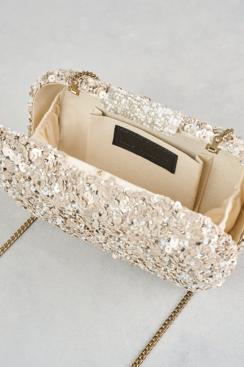 Beaded Hard Clutch - Multi