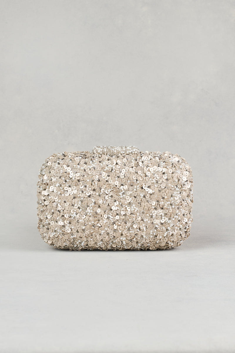 Beaded Hard Clutch - Multi