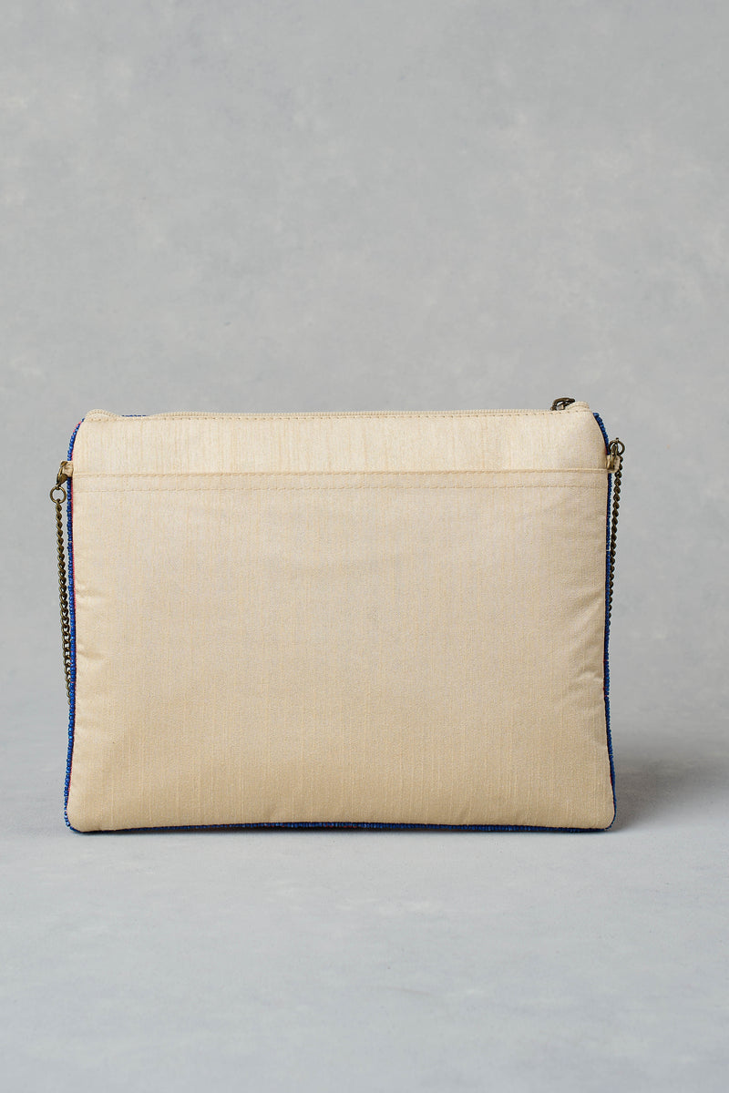 Floral Beaded Clutch - Multicolour